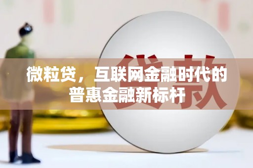 曹妃甸微粒贷，互联网金融时代的普惠金融新标杆