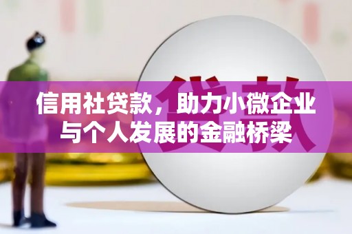 曹妃甸信用社贷款，助力小微企业与个人发展的金融桥梁