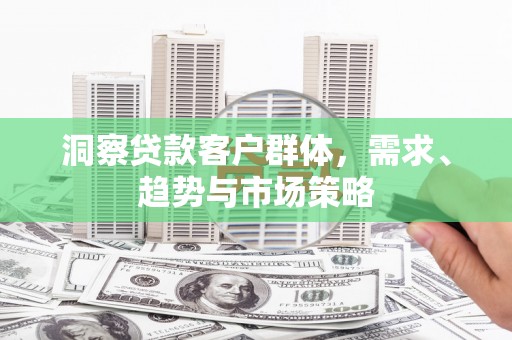 曹妃甸洞察贷款客户群体，需求、趋势与市场策略