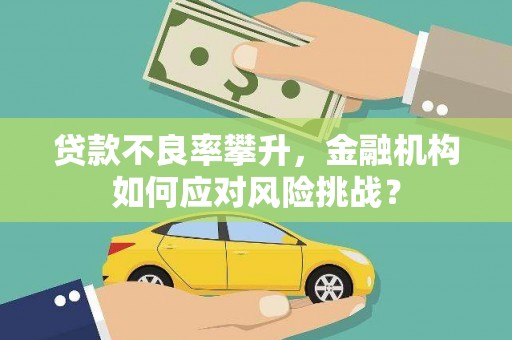 曹妃甸贷款不良率攀升，金融机构如何应对风险挑战？