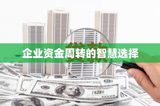 曹妃甸企业资金周转的智慧选择