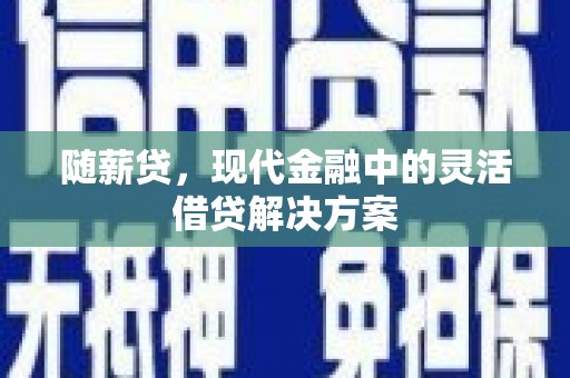 曹妃甸随薪贷，现代金融中的灵活借贷解决方案