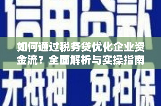曹妃甸如何通过税务贷优化企业资金流？全面解析与实操指南