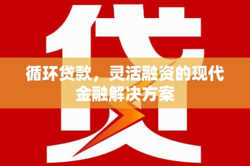 曹妃甸循环贷款，灵活融资的现代金融解决方案