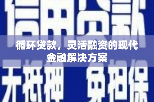 曹妃甸循环贷款，灵活融资的现代金融解决方案