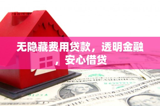 曹妃甸无隐藏费用贷款，透明金融，安心借贷