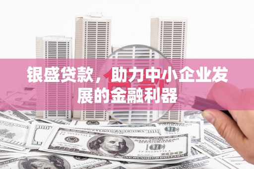 曹妃甸银盛贷款，助力中小企业发展的金融利器