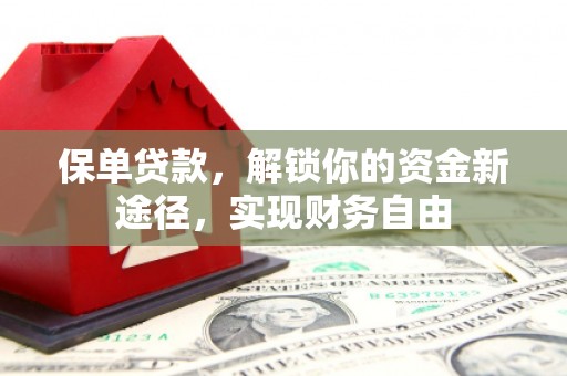 曹妃甸保单贷款，解锁你的资金新途径，实现财务自由