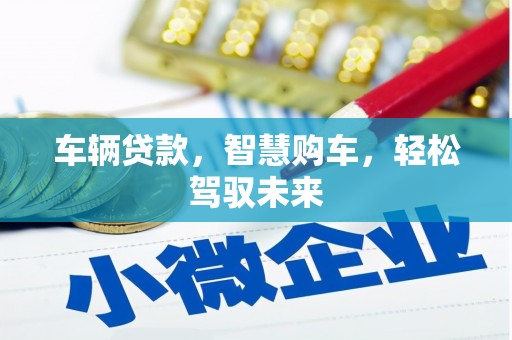 曹妃甸车辆贷款，智慧购车，轻松驾驭未来
