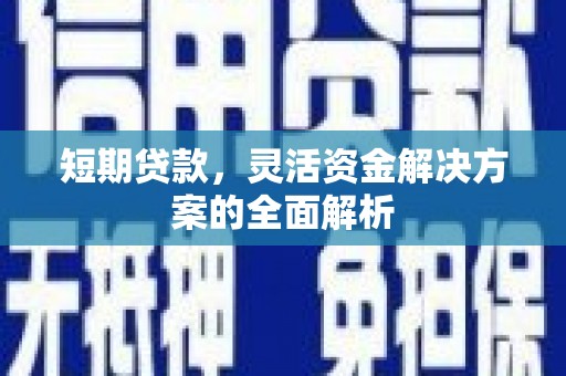 曹妃甸短期贷款，灵活资金解决方案的全面解析