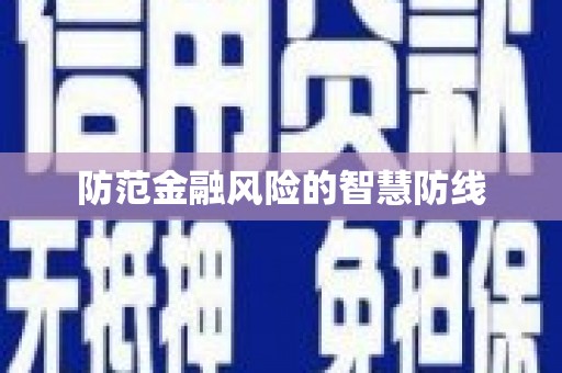 曹妃甸防范金融风险的智慧防线