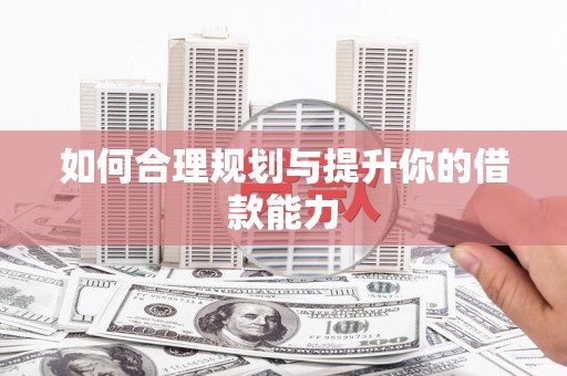 曹妃甸如何合理规划与提升你的借款能力
