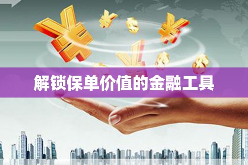 曹妃甸解锁保单价值的金融工具